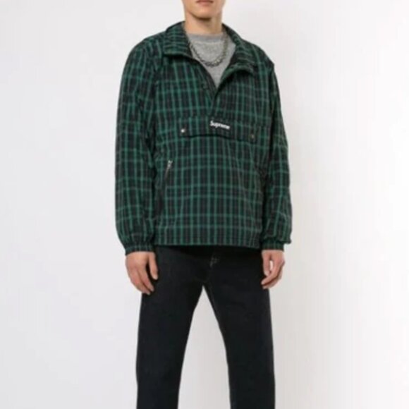 Supreme Nylon Plaid Pullover - Picture 1 of 2